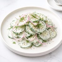 Twisted Sisters Creamy Cucumber Salad