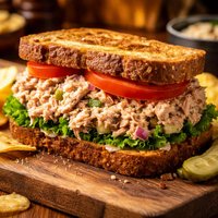 Twisted Tuna Fish Sandwich
