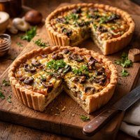 Two Mushroom Quiche