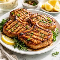 U Wing It Pork Loin Chops