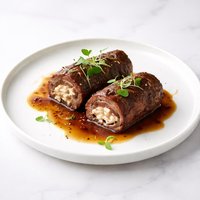 Ukrainian Braised Beef Stuffed with Horseradish