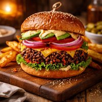 Ultimate Bean Burger