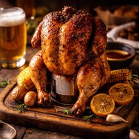 Ultimate Beer Butt Chicken Beer Can