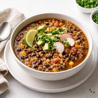 Ultimate Black Bean and Rice Soup