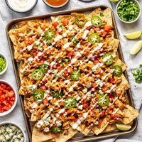 Ultimate Buffalo Chicken Nachos