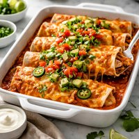 Ultimate Cheesy Chicken Enchiladas
