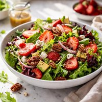 Ultimate Fabulous Baby Greens and Strawberry Salad