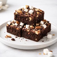 Ultimate Fudgy Rocky Road Brownies