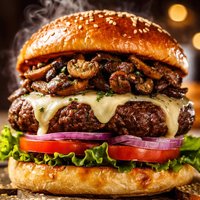 Ultimate Mushroom Burger