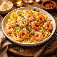 Ultimate Shrimp Scampi Linguini