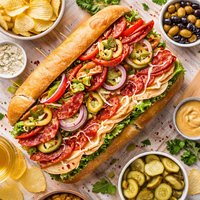 Ultimate Super Bowl Sub Sandwich