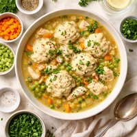 Ultra Low Fat Old Fashioned Chicken Dumplings