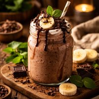 Ultra Thick Minty Vegan Chocobanana Bliss