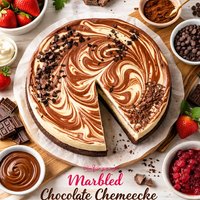 Ummy Nummy Marbled Chocolate Cheesecake