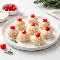 Unbaked Christmas Cherry Treats