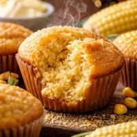 Unbelievably Moist Cornmeal Muffins