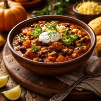 Unique Pumpkin Turkey Chili