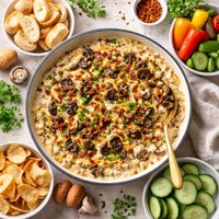 Unstuffed Mushroom Dip
