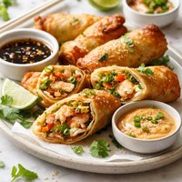 Unwrapped Shrimp Egg Rolls