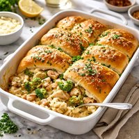 Upscale Chicken Divan Crescent Bake