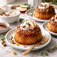Upside Down Apple Cakes
