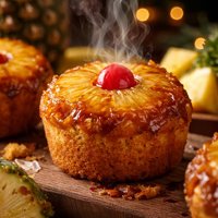 Upside Down Pineapple Muffins