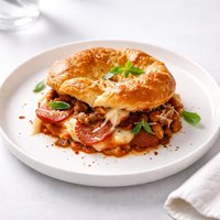 Upside Down Popover Pizza