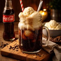 Vaca Preta Coke with Vanilla Ice Cream