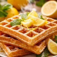 Vafler Med Sitronsmak Norway Lemon Waffles
