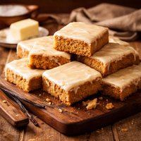Vanilla and Butter Rich Glazed Buttermilk Brownies