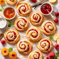 Vanilla Jam Swirls