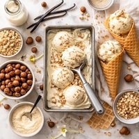 Vanilla Malted Ice Cream