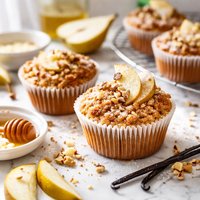 Vanilla Pear Muffins