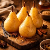 Vanilla Poached Pears