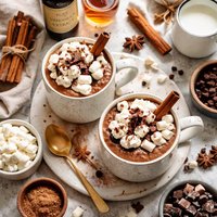 Vanilla Spiked Hot Cocoa