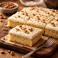 Vanilla Texas Sheet Cake W Cream Cheese Frosting