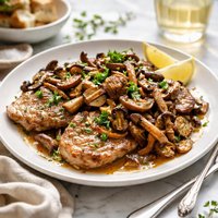 Veal Cutlets with Wild Mushrooms