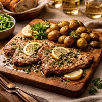 Veal Scaloppine for Two