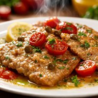 Veal Scaloppine Romana