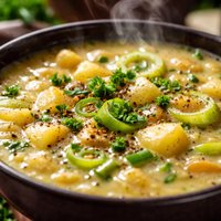 Veg or Vegan Potato Leek Soup