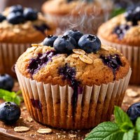 Vegan Blueberry Muffins
