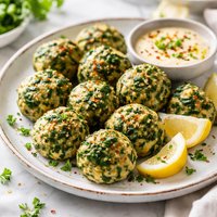 Vegan Spinach and Potato Balls