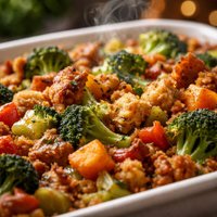 Vegetable and Stuffing Bake