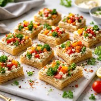 Vegetable Appetizer Squares