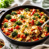 Vegetable Cheese Skillet