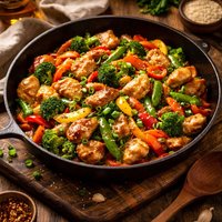 Vegetable Chicken Stir Fry