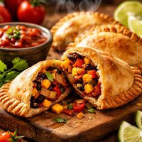 Vegetable Empanadas with Tomato Sauce