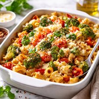 Vegetable Florets Pasta Bake