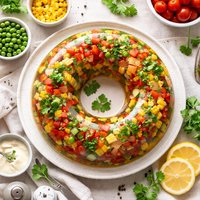 Vegetable Gelatin Salad