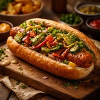 Vegetable Hot Dog